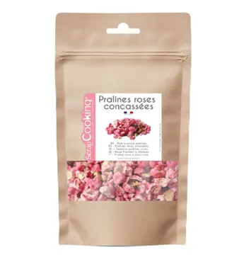 Dekopralinen zerkleinert rosa 145g