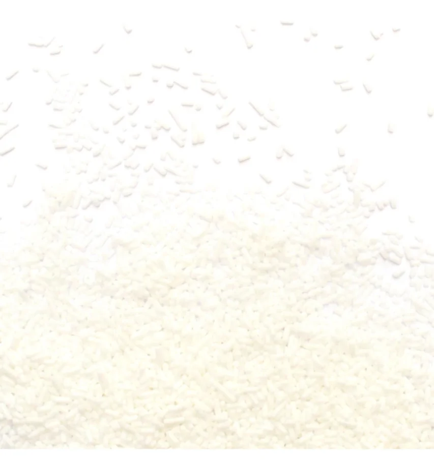 Zuckerstreusel Konfetti weiss 80g