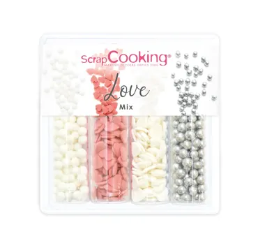 4er Set Zuckerstreusel Mix Love 56g
