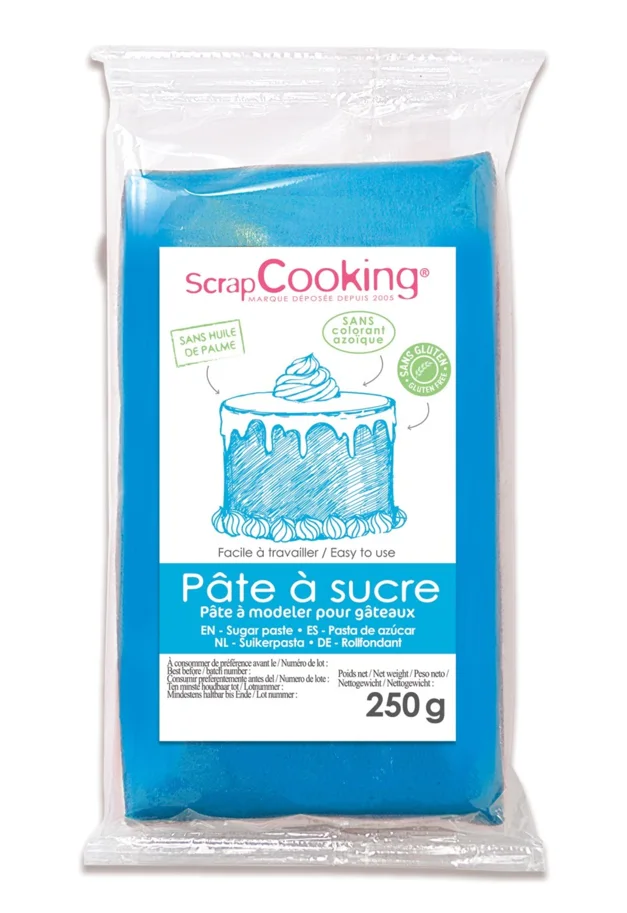 Zuckerpaste blau 250g
