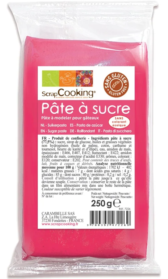 Zuckerpaste fuchsia 250g