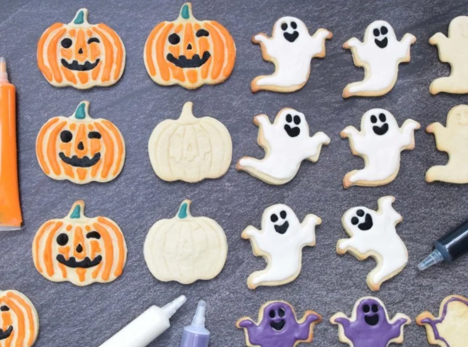 4er Set Dekostift Schokogeschmack Halloween 4x25g