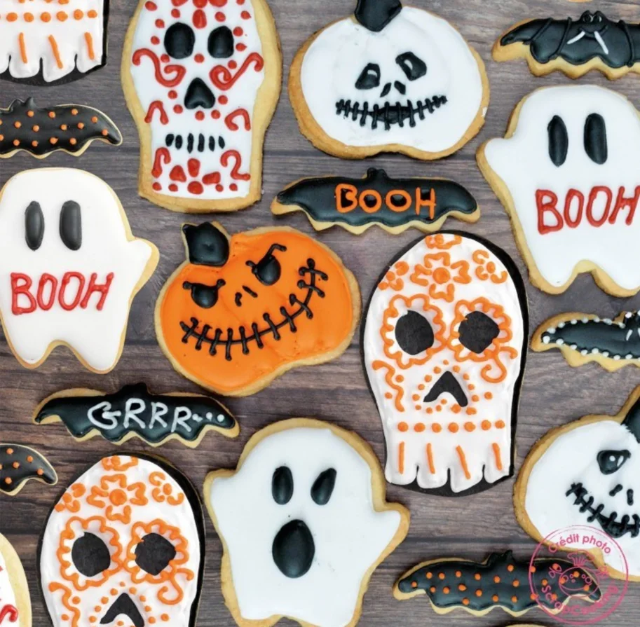 4er Set Dekostift Schokogeschmack Halloween 4x25g