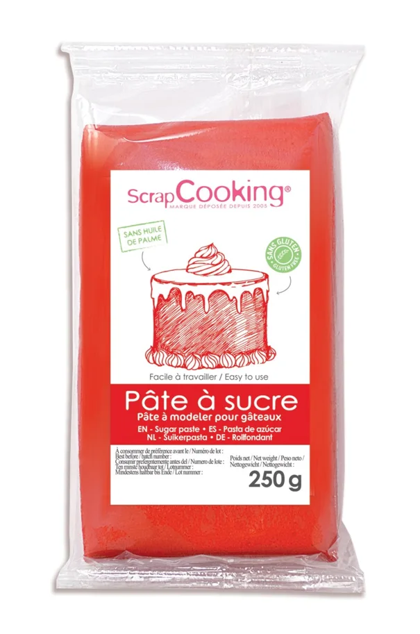 Zuckerpaste rot 250g