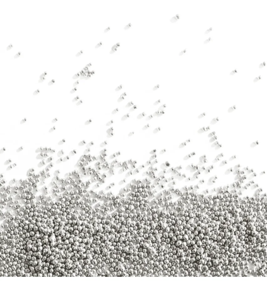 Zuckerstreusel Perlen Mini silber 80g