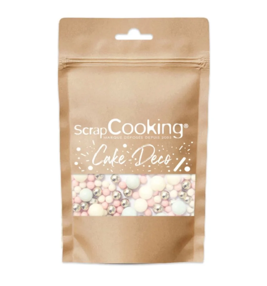 Zuckerstreusel Perlen pastel 70g