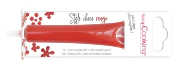 Stift mit Schokoladengeschmack rot 25g