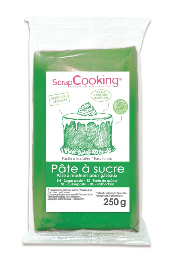 Zuckerpaste grün 250g