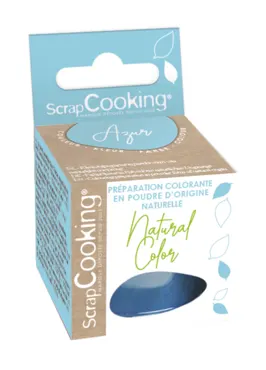 Lebensmittelfarbe natürlich Pulver blau 5g
