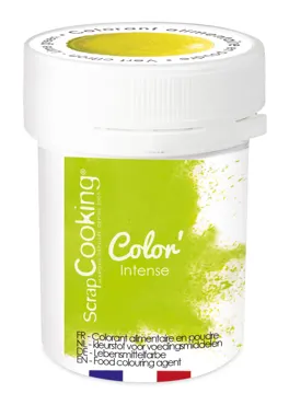 Lebensmittelfarbe künstlich Pulver zitronengrün 5g