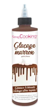 Schokoladengeschmacksglasur Drip Cake, braun 130g