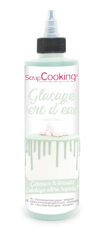 Schokoladengeschmacksglasur Drip Cake, green 130g