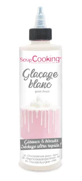 Schokoladengeschmacksglasur Drip Cake, weiss 130g