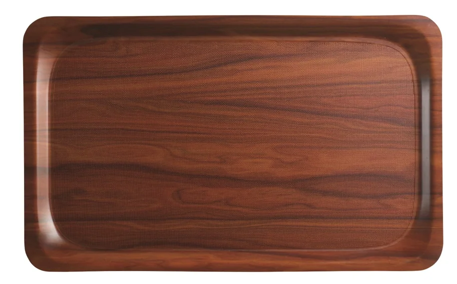 Tablett GN 1/1 Rutschfest Nussbaum