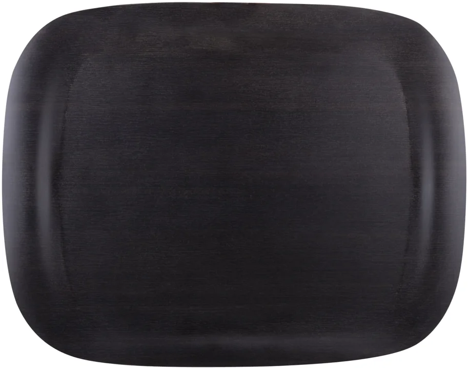 Tablett Wave Art Dark Wood 32x21cm