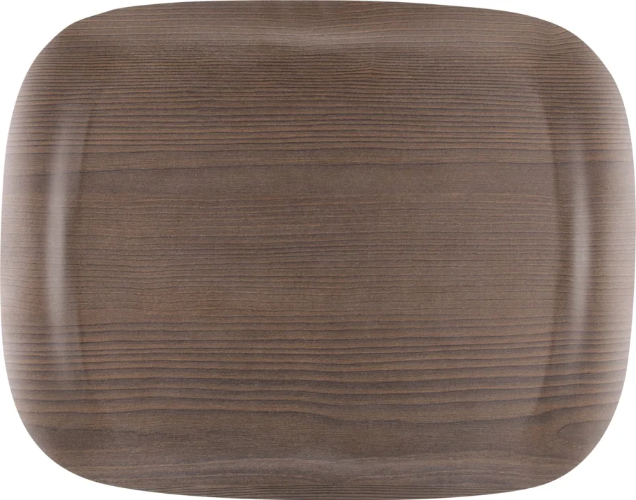 Tablett Wave Art Warm Wood 32x21cm