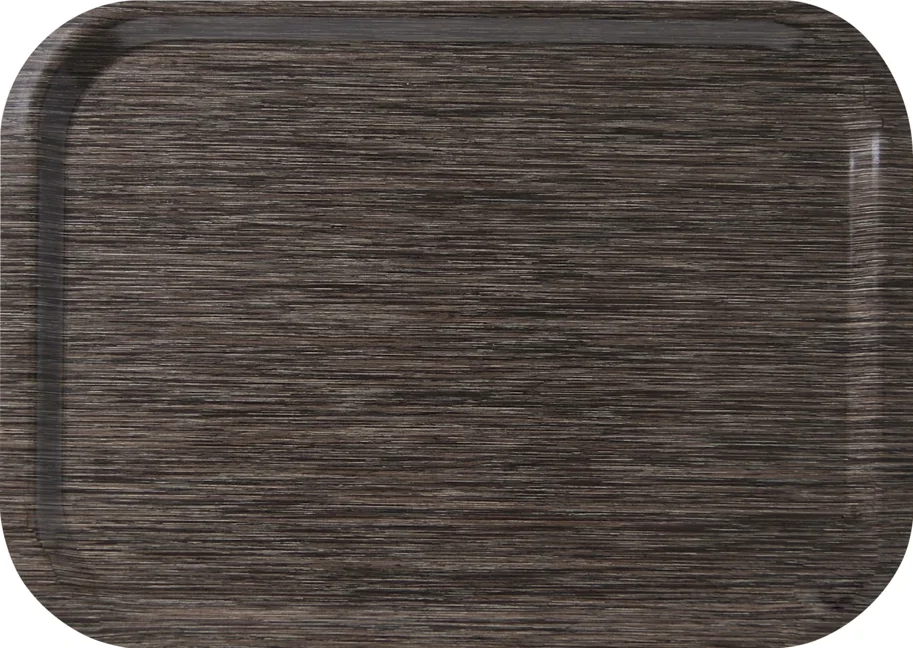 Tablett Fast Food Wenge rutschfest 37.5x26cm