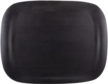 Tablett Earth Wave Art Dark Wood 46x36cm