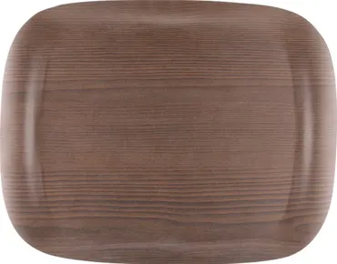 Tablett Earth Wave Art Warm Wood 46x36cm