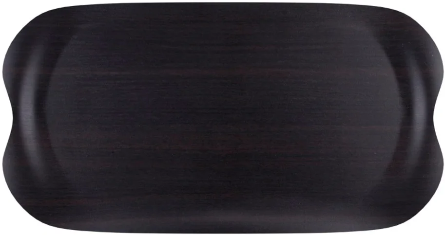 Tablett Earth Wave Dark Wood 42x22cm