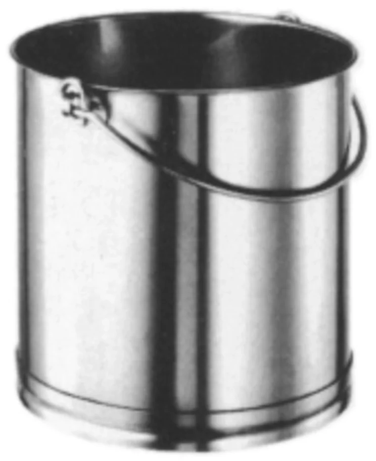 Zylindrischer Eimer 12 lt ohne Deckel