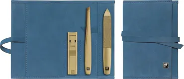 5tlg. Gold Edition Etui Rindleder