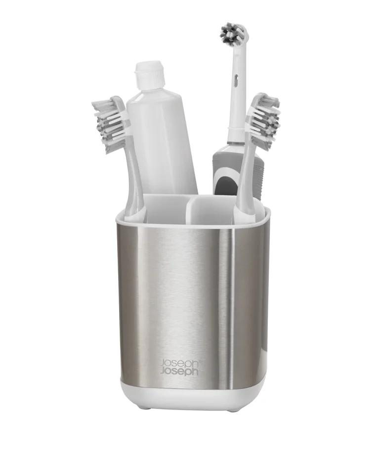 EasyStore Steel Zahnbürstenhalter Weiss