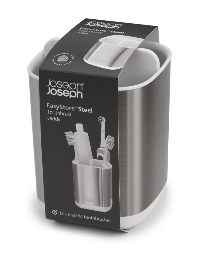 EasyStore Steel Zahnbürstenhalter Weiss