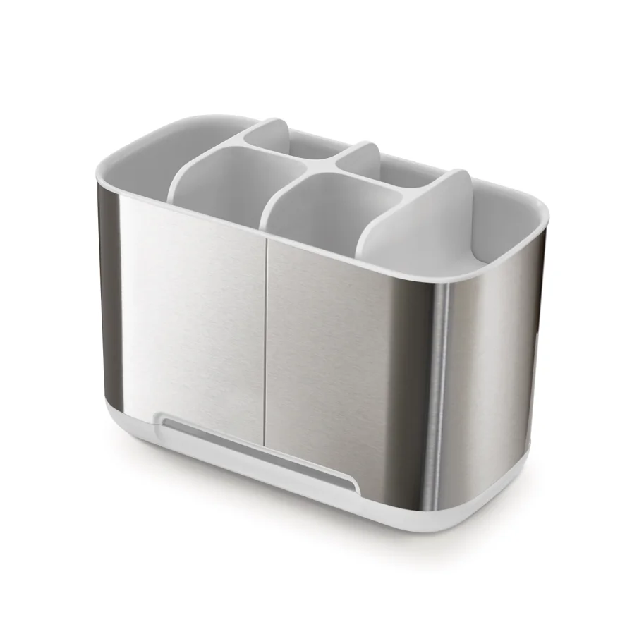 EasyStore Steel grosser Zahnbürstenhalter Weiss