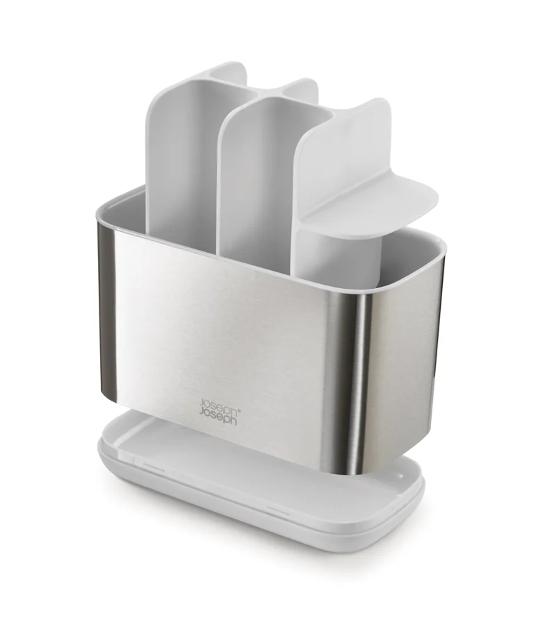 EasyStore Steel grosser Zahnbürstenhalter Weiss