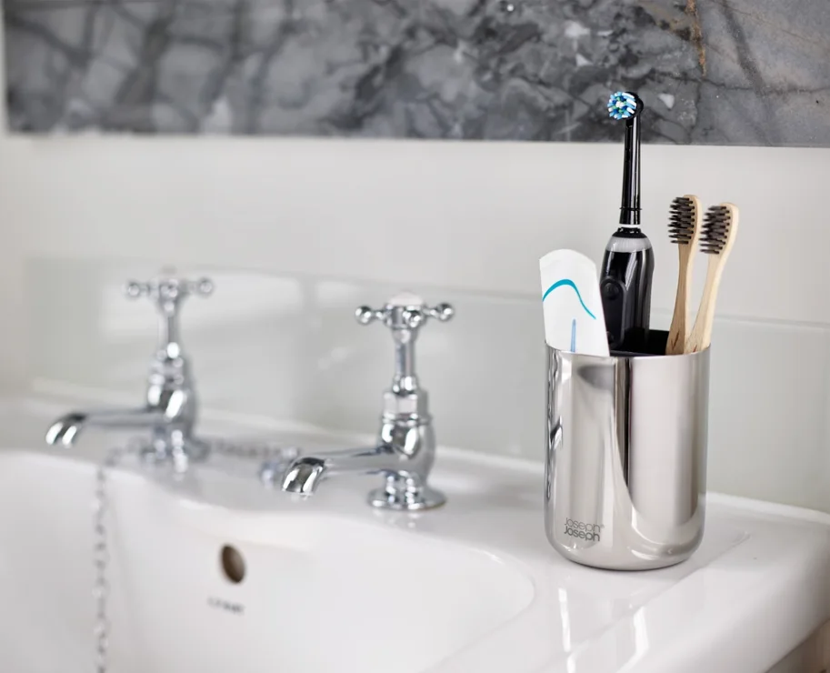 EasyStore Luxe Zahnbürstenhalter Edelstahl
