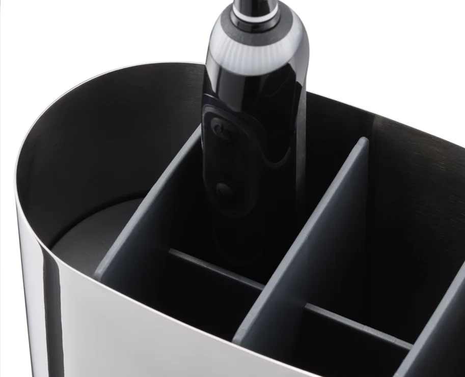 EasyStore Luxe Zahnbürstenhalter gross Edelstahl