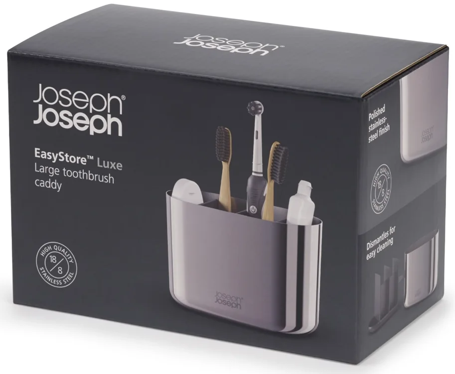 EasyStore Luxe Zahnbürstenhalter gross Edelstahl