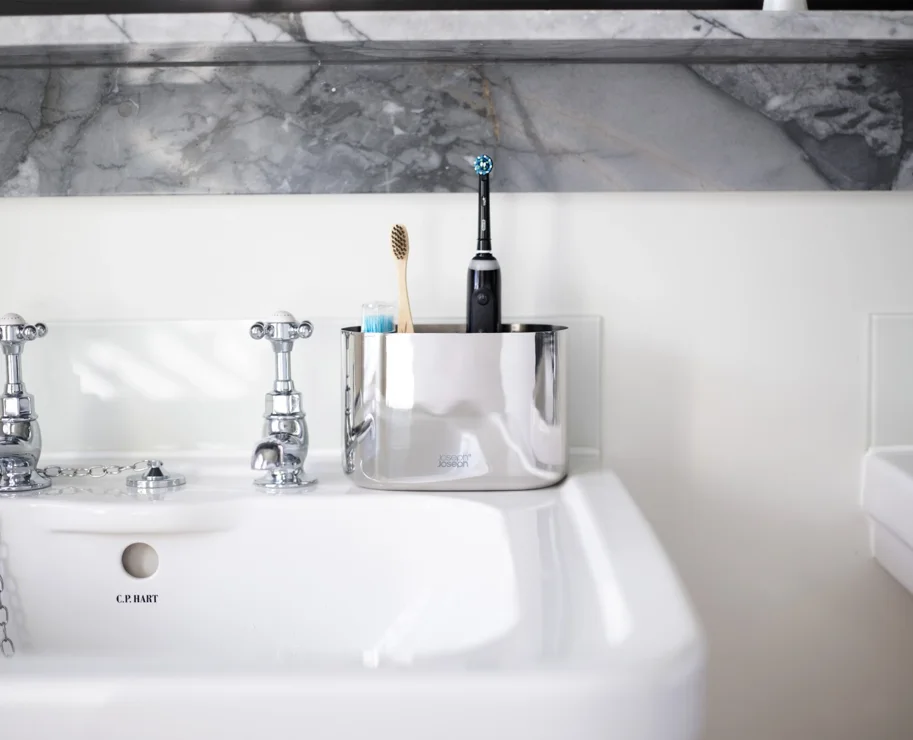 EasyStore Luxe Zahnbürstenhalter gross Edelstahl