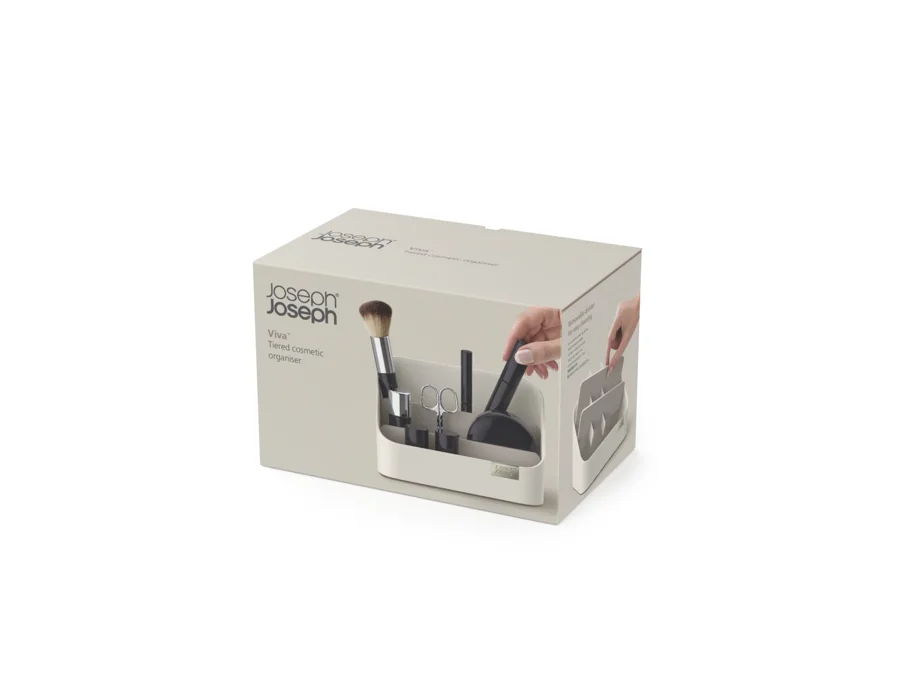 Viva gestufter Kosmetik-Organizer, 18x10.7x11cm