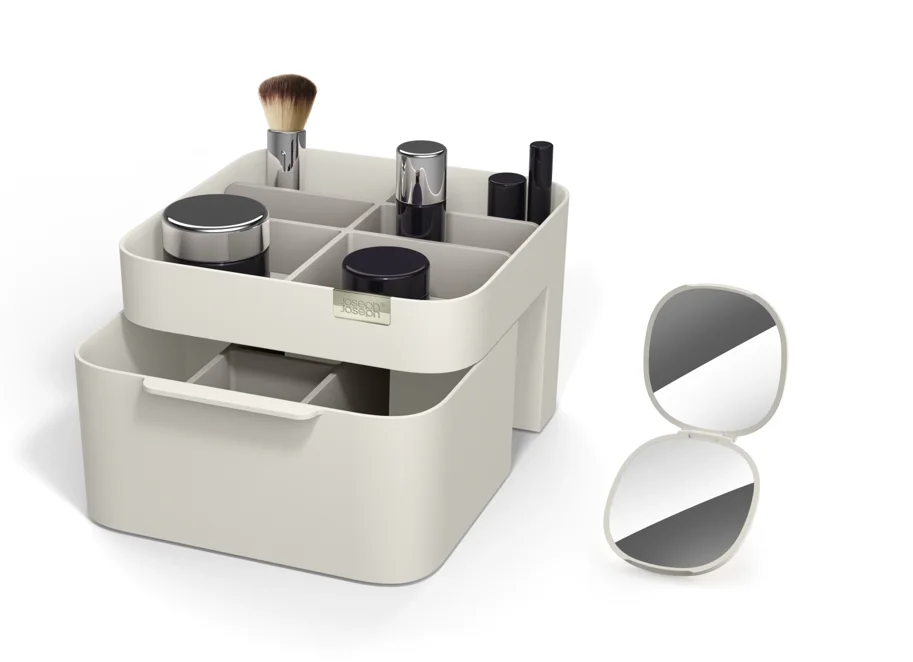 Viva Vergrösserungsspiegel und Kosmetik Organizer Set