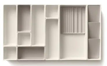 Viva Makeup Organizer Set 12tlg. Shell