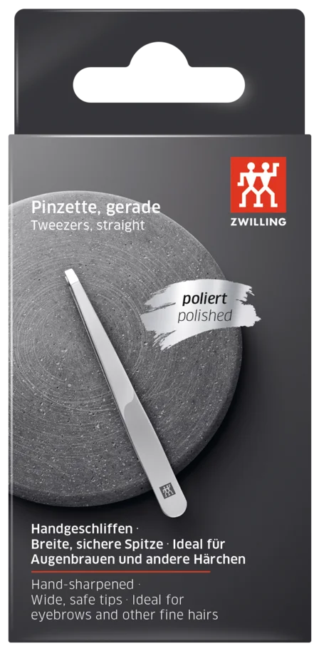 Pinzette gerade, poliert 90mm