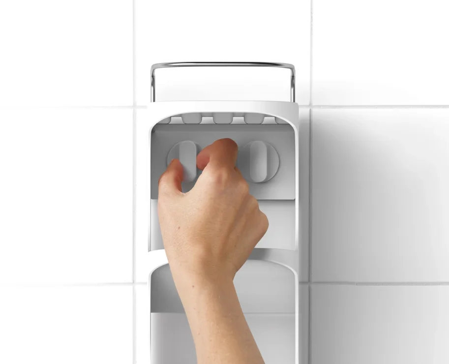 Capsule kompaktes 4-stufiges Duschregal H45cm