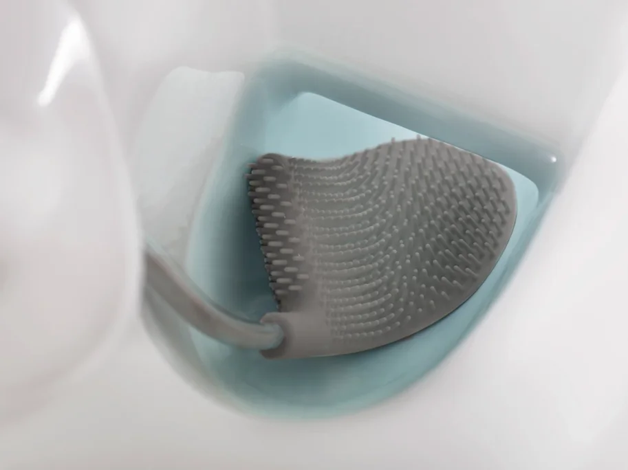Flex Steel Toilettenbürste weiss grau, 8.9x12.5x42.8cm