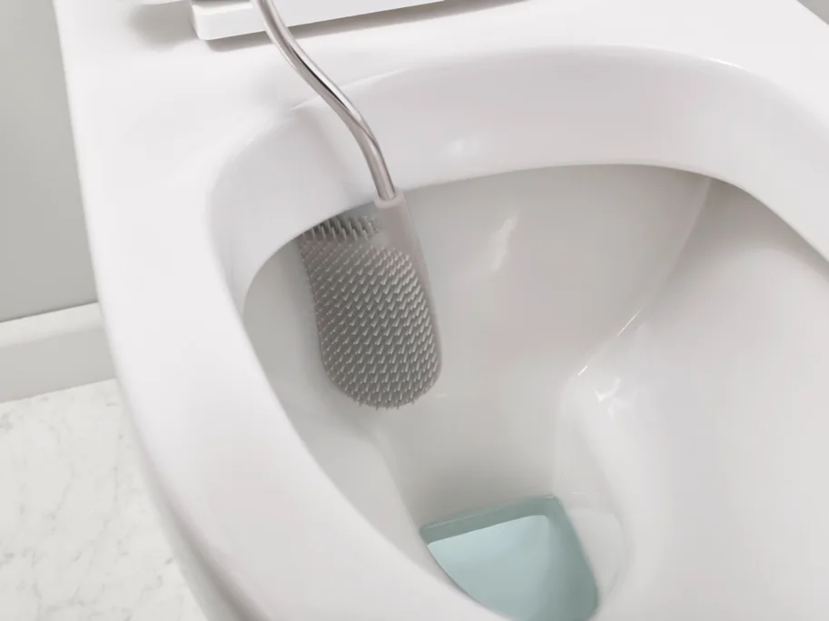 Flex Plus Toilettenbürste m. Fach weiss grau, 11.4x13.6x45