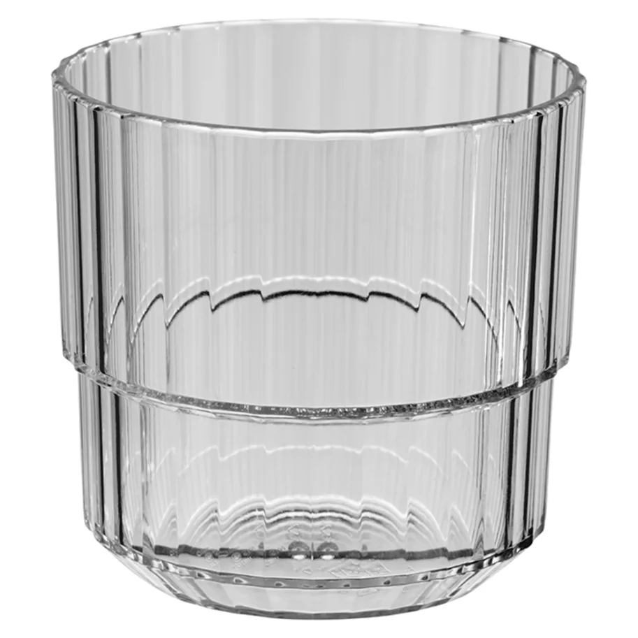 Trinkbecher Linea grau D8.5cm H8cm, 220ml