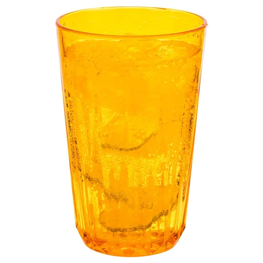 Trinkbecher Crystal orange D8cm, H12.5cm, 300ml