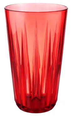 Trinkbecher Crystal rot D9cm H15.5cm, 500ml