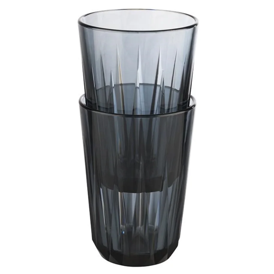 Trinkbecher Crystal grau D9cm H15.5cm, 500ml