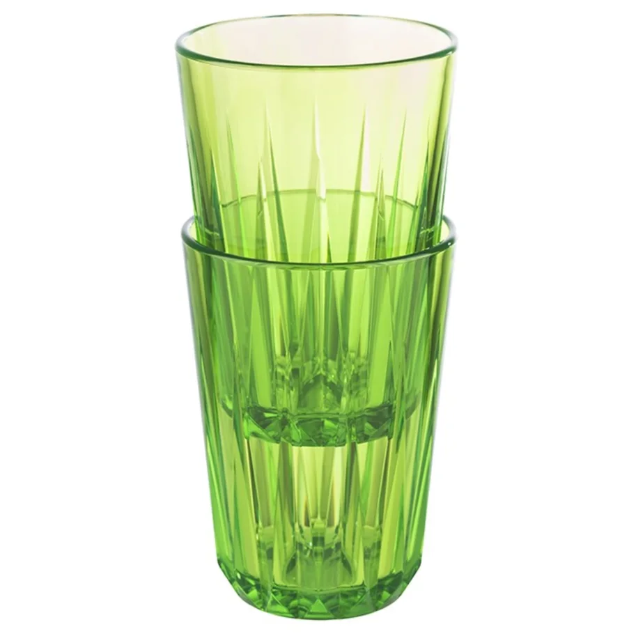 Trinkbecher Crystal grün D7cm H9.5cm, 150ml
