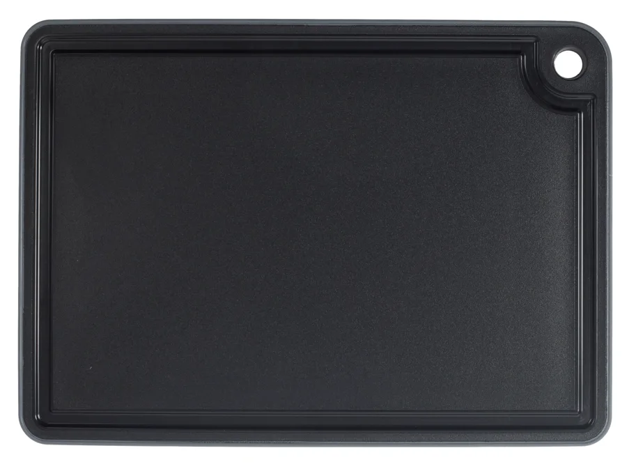 Schneidebrett Mimmi gross 35x25x1cm Antirutsch Rand d.grau