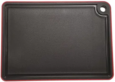 Schneidebrett Mimmi gross 35x25x1cm Antirutsch Rand rot