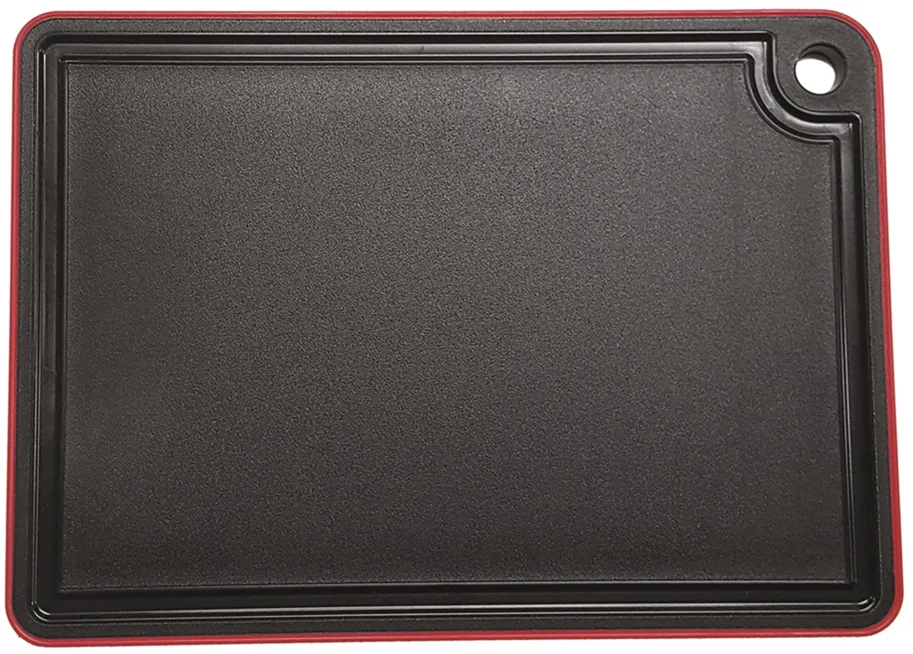 Schneidebrett Mimmi gross 35x25x1cm Antirutsch Rand rot