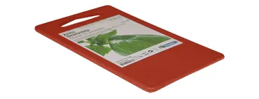 Schneidebrett Anita 25x15x0.7cm mit Griffloch rot